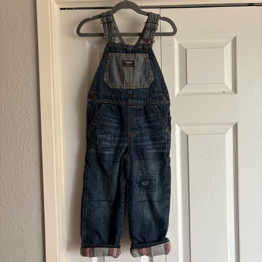 Osh kosh fleece lined overalls
